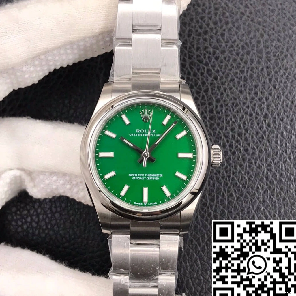 Oyster Rolex Dial 31MM Factory EW Green Perpetual M277200-0006 0509